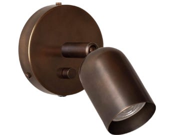 Antique Wall Sconce Brass Handmade Mid-Century Modern Accent Light Fixture