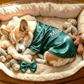 Custom Silk Pet Pajamas with Name Embroidery, Soft Skin-Friendly Dog Sleepwear with Cute Bows, Anti Shedding Satin PJ Set, Gift for Pets product logo