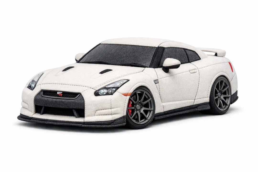 Nissan GT-R R35 Plush Poster | Cute 3D Felt JDM Car Wall Art ...