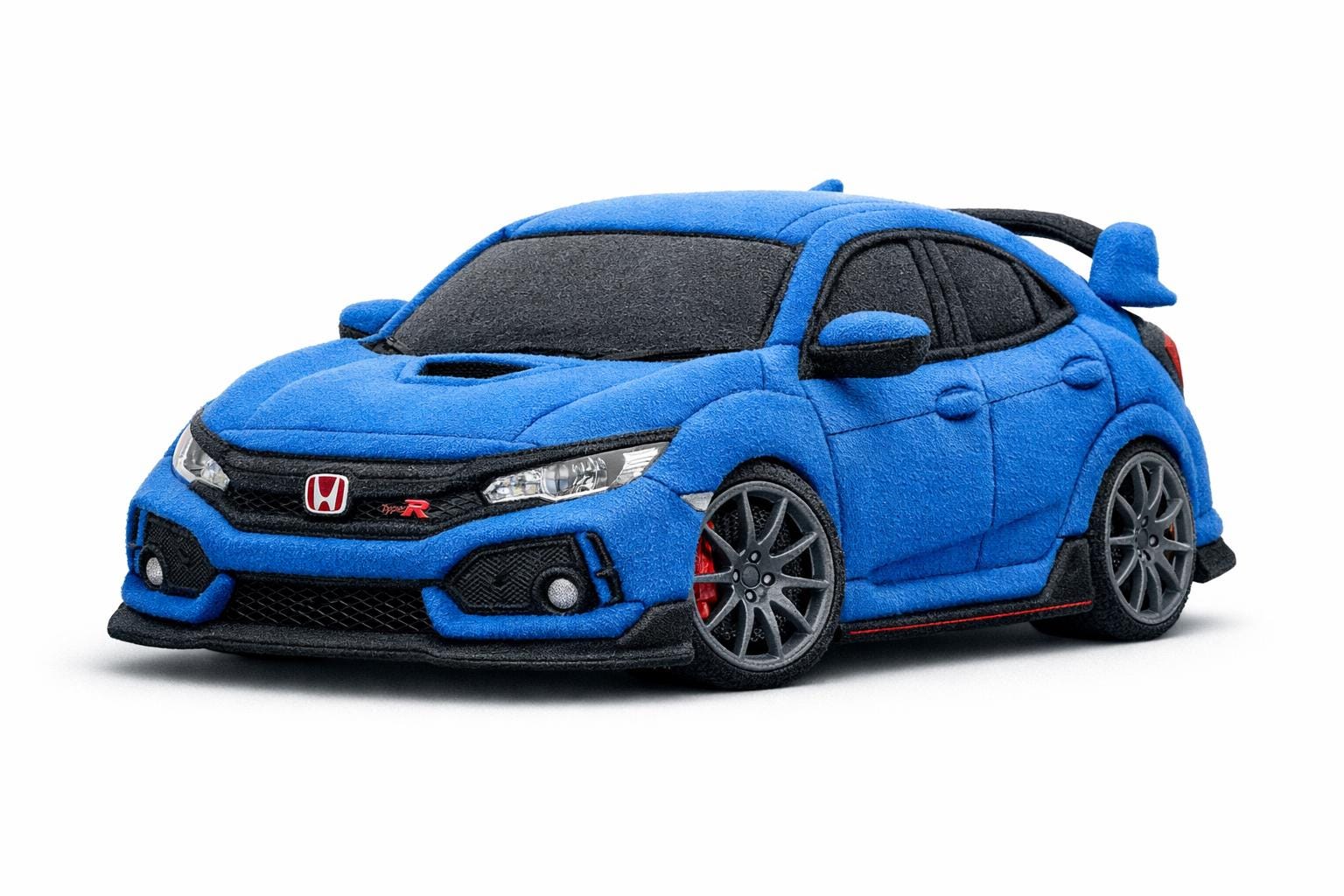 Modelo A Escala 1:43 Honda Civic Type R 2022 - Blanco, Coleccionable Solido
