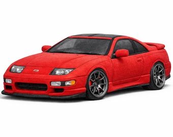 Nissan 300ZX 1/64 Scale (custom Made) - Etsy