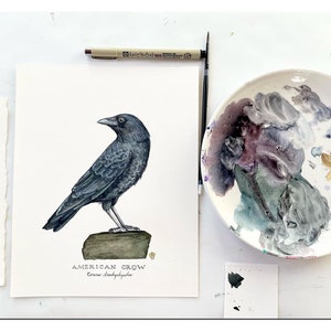 Custom Wildlife Bird Illustration in Watercolor image 3