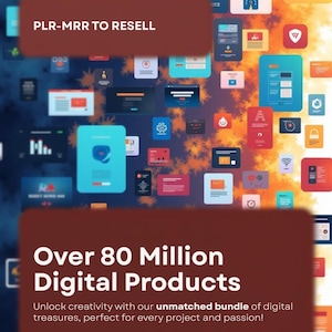 Ultimate PLR MRR Bundle Ideal for Passive Income, plr mrr Digital Products, Master Resell Rights, plr bundle, Master Resell Rights Education