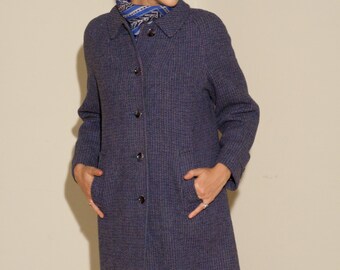 periwinkle blue wool coat