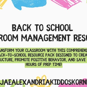 Classroom Management Printables Bundle | Teacher Resources, Behavior Charts, Student Jobs | Elementary | 17 Pages