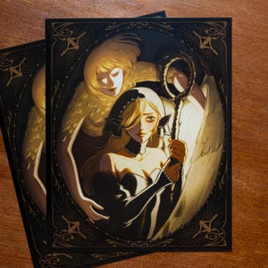 Delicious in Dungeon, Dungeon Meshi Print - Marcille and Falin 8x10