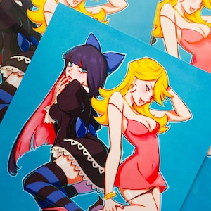 Panty and Stocking Print - Panty Anarchy and Stocking Anarchy - Anime Gifts