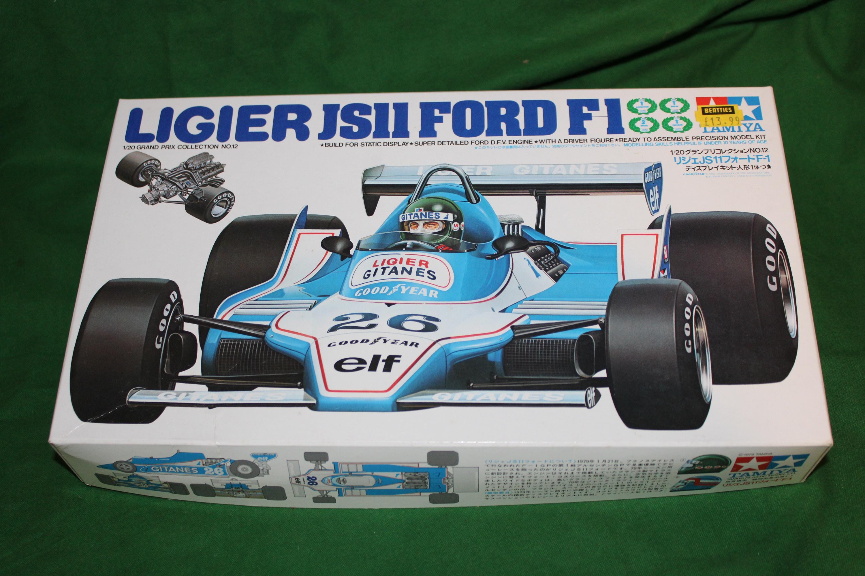 KIT REVIEWTAMIYA 1⁄20 No.12LIGIER JS11 FORD F1 1⁄20 GRAND PRIX