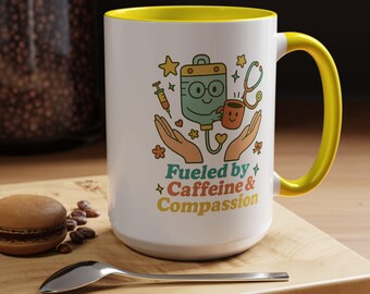 Compassion Coffee Mug - Perfect Gift for Nurses and Healthcare Workers, Motivational Quote Mug, Doctor Coffee Cup, Healthcare worker gift