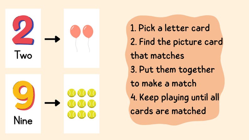 Numbers Flashcards Game | 20 Number Cards | Educational Printable ...