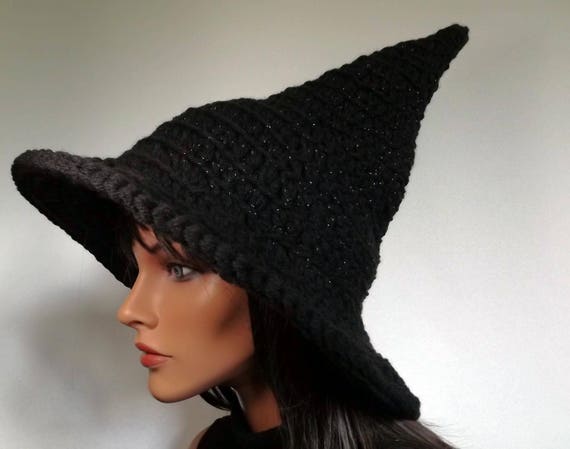 crochet witch hat