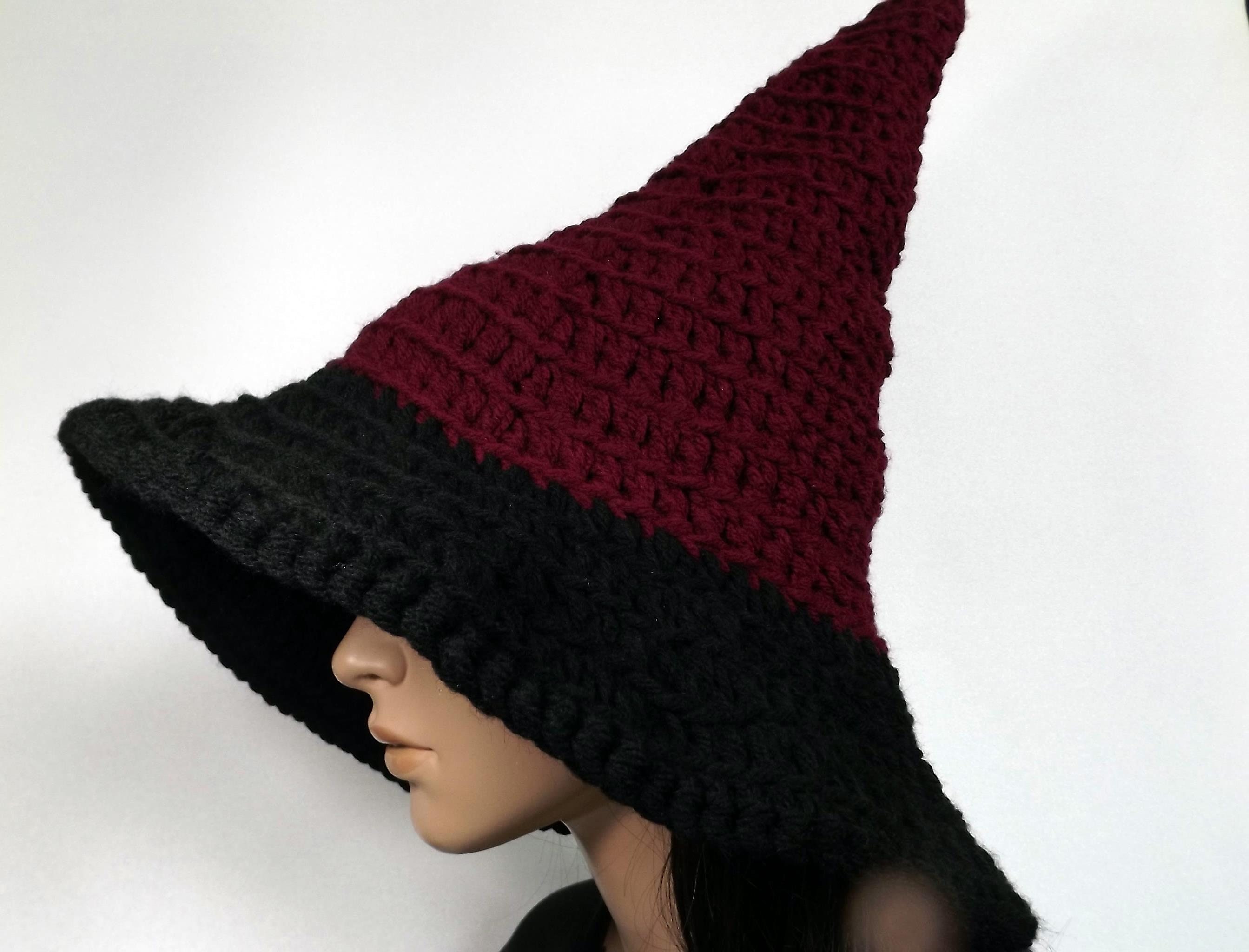 Burgundy witch hat Clearance