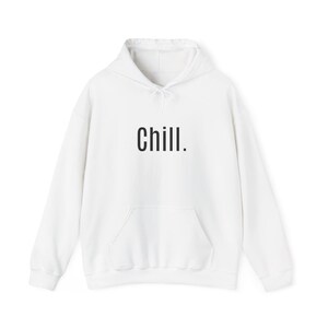Unisex Cotton-Blend Chill Hoodie: Relaxed Fit Comfortwear