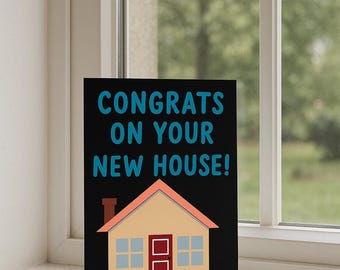 Personalized New Home Card – Custom Housewarming Gift