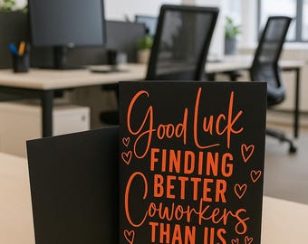 Tarjeta de despedida de compañero de trabajo: Tarjeta de despedida