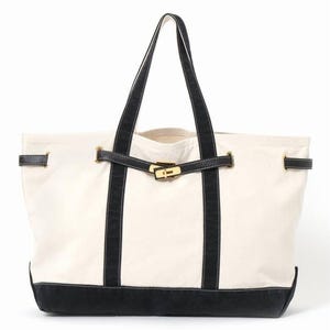 Lux Boat Tote Black/Neutral