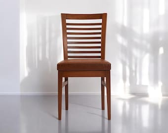 Handcrafted Walnut Chair, Dining Room Chair, Natural Wood Furniture