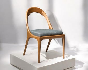 Handmade Walnut Dining Room Chair, Living Room Chairs, Wood Furniture