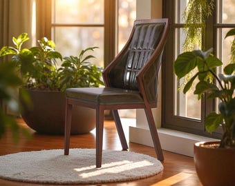 Wood Furniture, Walnut Chair, Dining Room Living Room Chairs