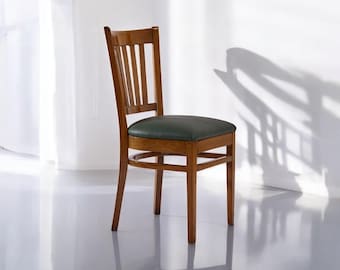 Handmade Solid Walnut Wood Chair, Living room Dining Room Chairs