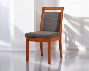 Handmade Solid Walnut Chair, Wood Chairs, Handcrafted Walnut Furniture