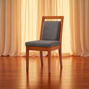 Silla de comedor de roble: cómodas sillas para cocina y sala de estar, decoración rústica de madera maciza, muebles modernos para el hogar.
