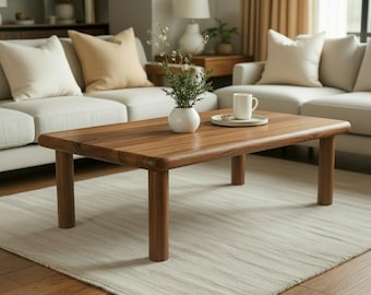 Walnut Coffee Table, Natural Wood Coffee Tables, Living Room Furniture