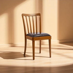 Rustic Solid, Oak Dining Chair, Handmade Wood Kitchen & Living Room Seating Comfortable
