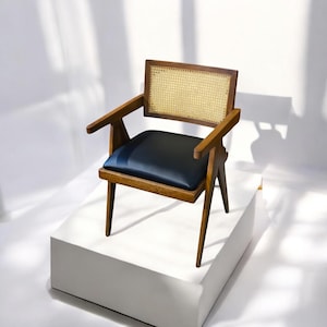 Elegant Walnut Wood Chair – Handcrafted Luxury Dining Seating, Durable, Minimalist Design, Ideal for Home & Restaurant Use