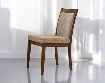 Handcrafted Walnut Chair, Dining Room Chairs, Rustic Chair, Wood Furniture