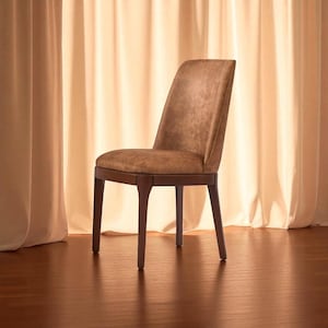 Dining Chair for, Dining Table, Solid Wooden Furniture Piece, Farmhouse Decor Seat for Kitchen or Home Use