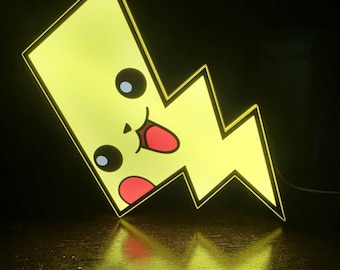 Pikachu-Inspired LED Light Box