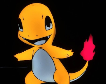 Charmander-Inspired LED Light Box