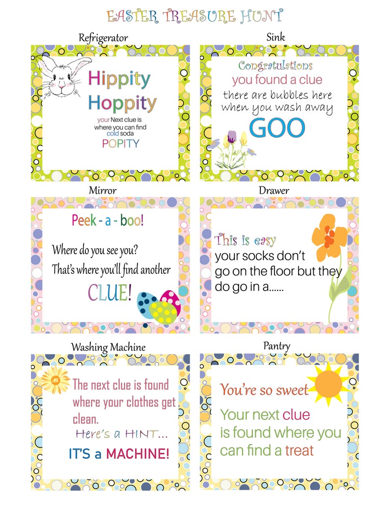 Easter Scavenger Hunt Printable Easter Basket Hunt Easter Etsy Easter Scavenger Hunt Printable Easter Basket Hunt Easter Etsy