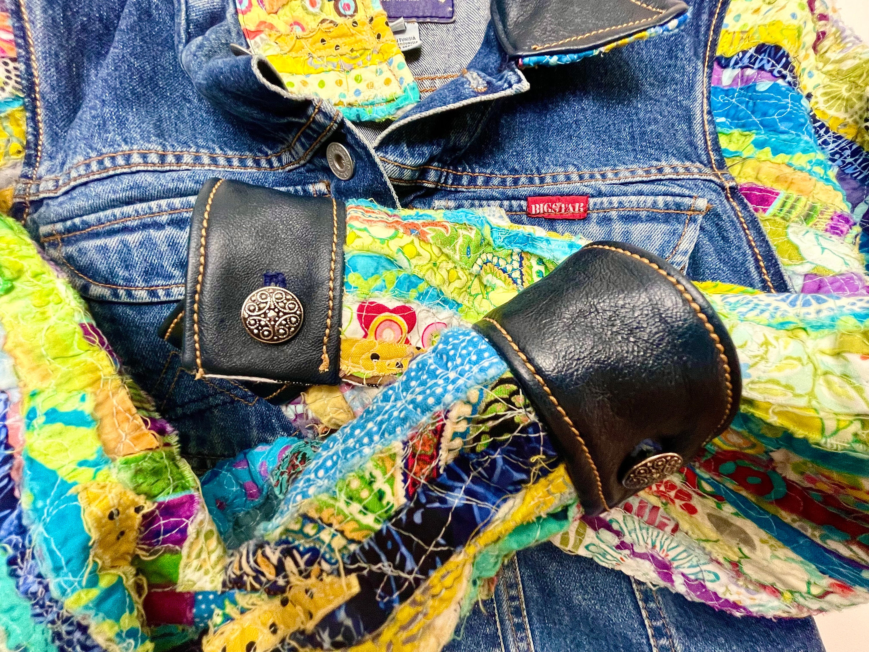 Thrifted reimagined denim jacket Thrifted Denim Jacket - Etsy main image 3