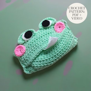 Colorful Tissue Holder Crochet Pattern - Easy Video Tutorial Included!