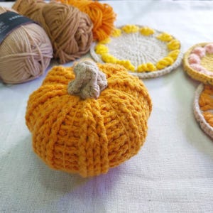 Crochet Pumpkin Pattern PDF + Video Tutorial: Easy DIY Fall & Halloween Decor