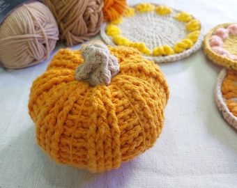 Halloween Crochet Pattern - Pumpkin Pattern: Easy DIY Fall Decor (PDF + Video)