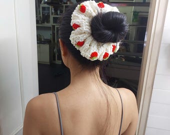 Crochet Pattern PDF & Video - Scrunchie, Hair Accessory, Hair Tie