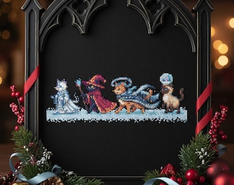 Winter Witch Fantasy Cross Stitch Pattern PDF - Etsy UK