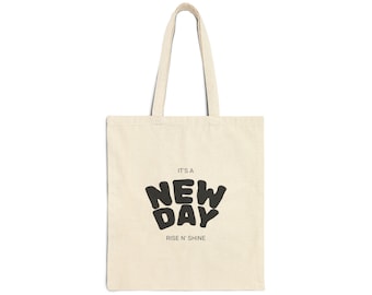 New Day Motivational Canvas Tote Bag | Eco-Friendly Shopper | Gift for Students, Teachers, and Moms | Perfect for Daily Errands, Beach [...]