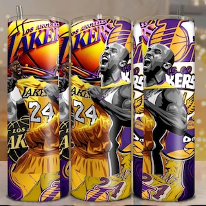 Packung mit 2 Kobe Bryant Lakers Tribute design 20 Unzen Becherverpackung jpg Druck.