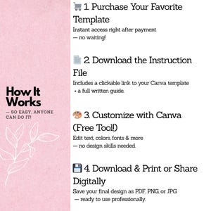 Editable Instagram Business Card Template, Printable Pink Business card for home bakers, Qr Code Custom Photos Small business owner card image 7