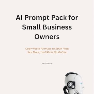 ChatGPT prompts for small businesses owners, copy paste marketing, emails, social media and more