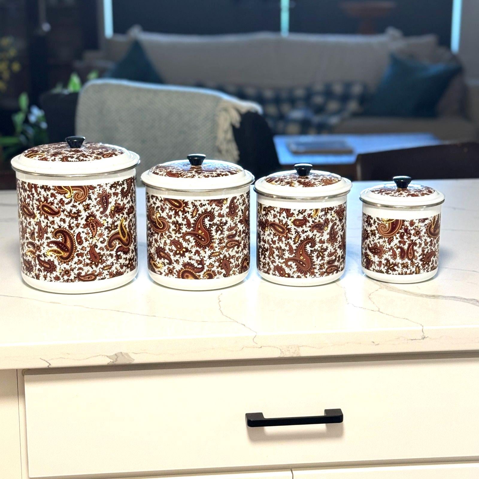 Vintage Sears Kitchen Canisters - Etsy