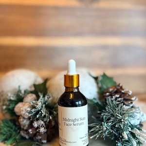 Midnight Sun Face Serum | Radiant Skin Blend with Organic Jojoba, Blue Tansy & Frankincense image 1