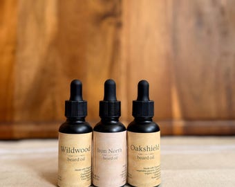 The Wild Beard Oils | set of three | 1oz each