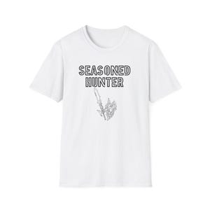 Seasoned Hunter Unisex T-Shirt, Gamer Tee, Video Game Shirt, Hunting Gift, Softstyle, Hunter&#39;s Apparel