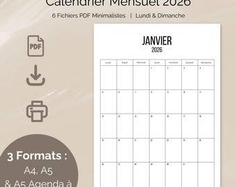 Monthly Planner With Notebook 2026