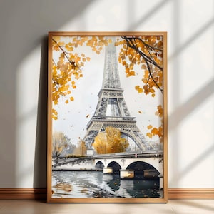 Eiffel Tower Paris Travel Print, France Cityscape Wall Art, France Watercolor Poster, French Painting, Paris Home Decor Artwork, Travel Gift